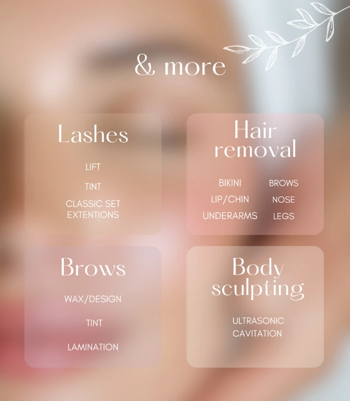Eurospa Oasis services Brows and Lashes