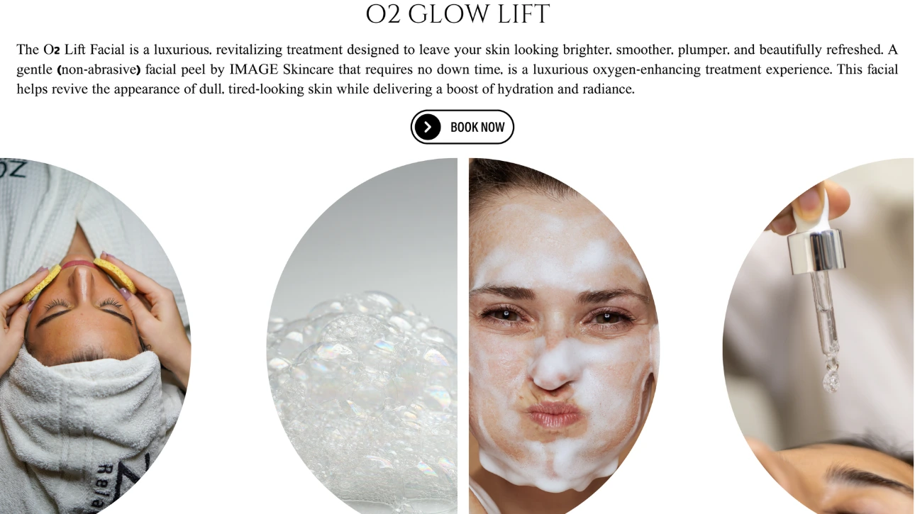 O2 Glow Lift Facial- gentle facial peel by IMAGE 