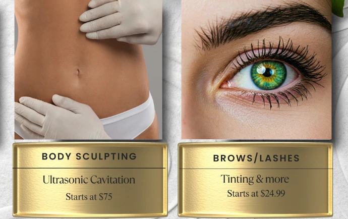 Eurospa Oasis services Body, Brows, and lashes.